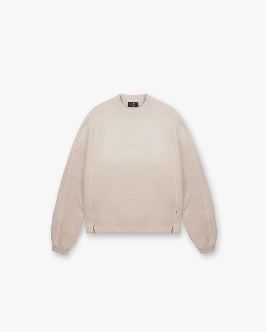 Stepped Hem Sweatshirt - oat
