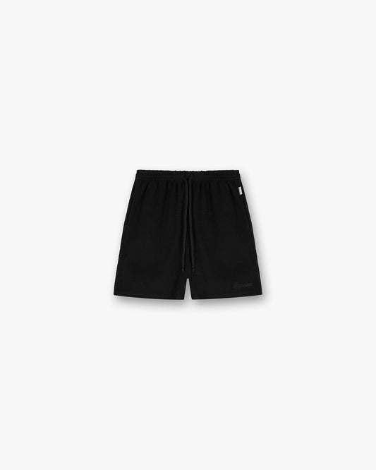 Waffle Shorts - black
