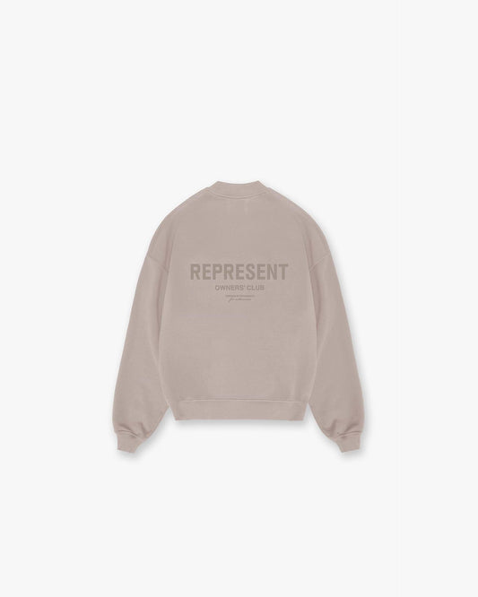 Represent Owners Club Sweater - mushroom