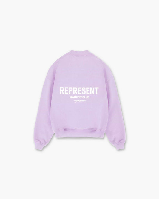 Represent Owners Club Sweater - pastel lilac