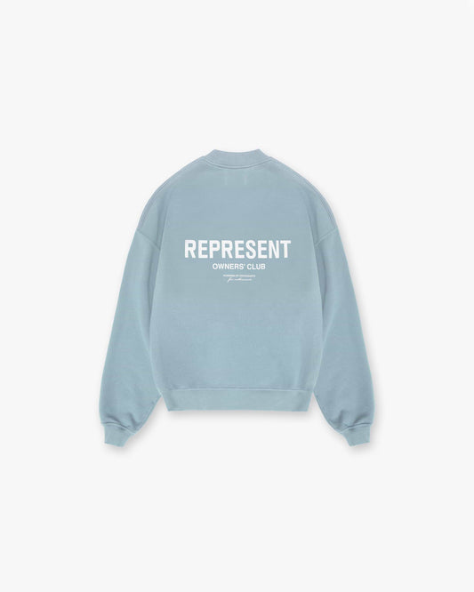 Represent Owners Club Sweater - powder blue