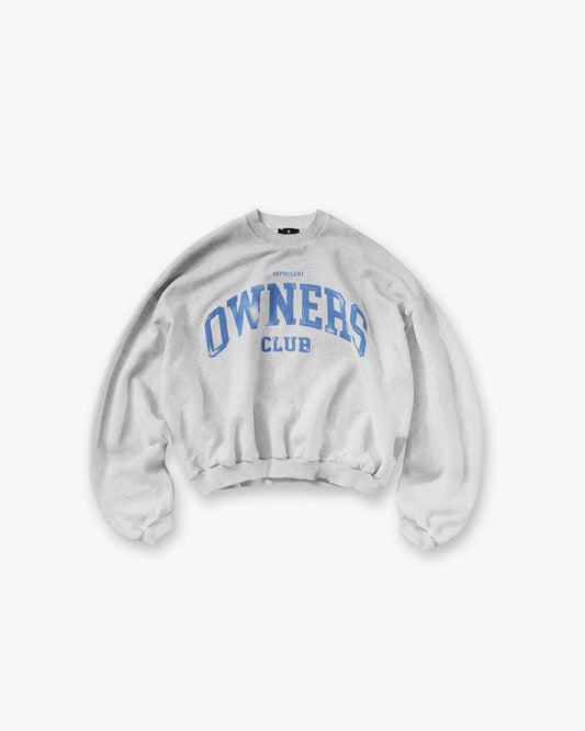 Represent Owners Club Sweater - sprayed ice grey marl
